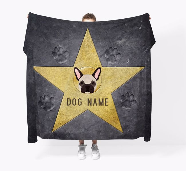 'Star of Fame' - Personalized {breedFullName} Blanket